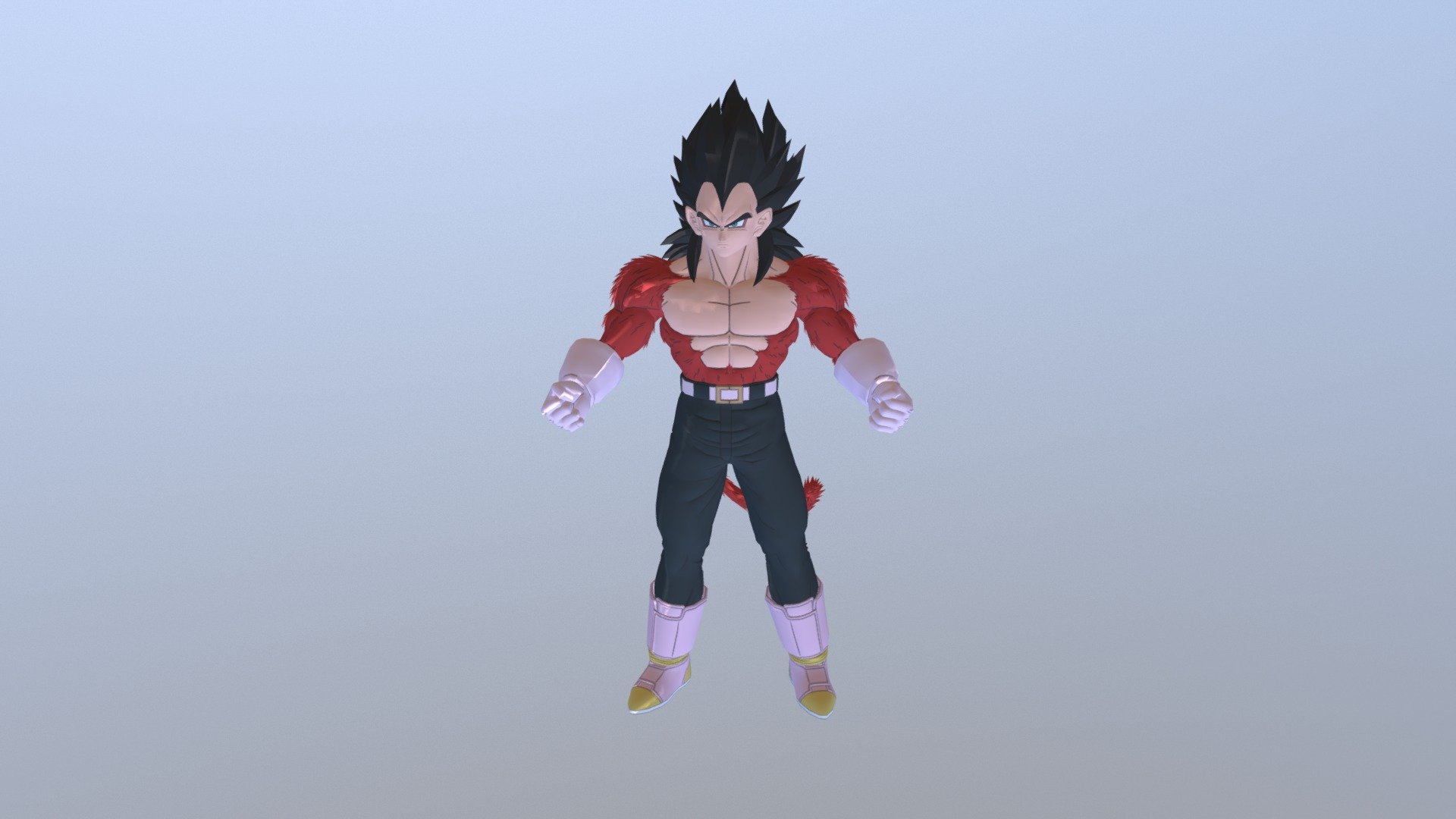 Vegeta 4 3d model