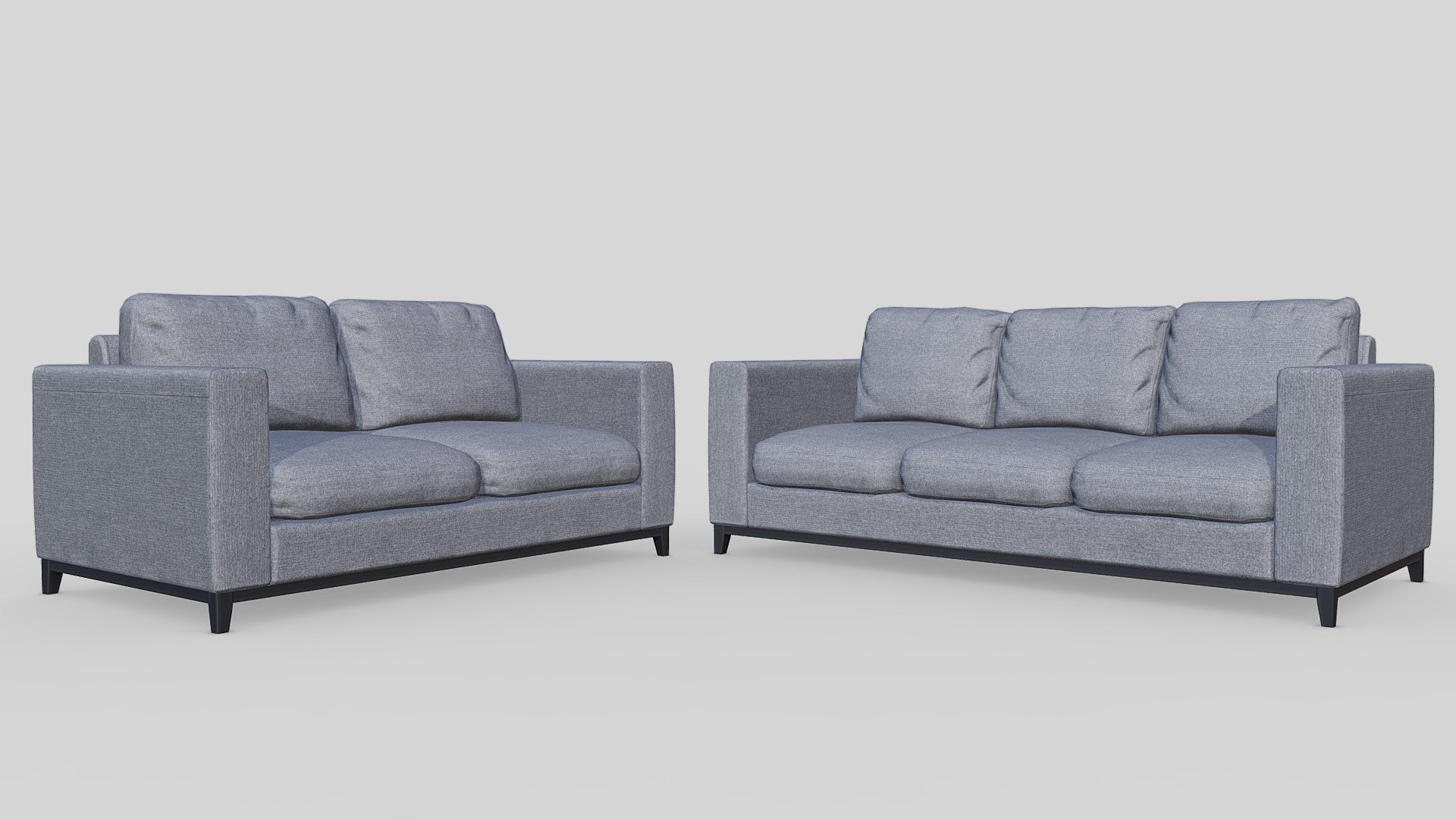 Game Ready | Livingroom Sofas 3d model