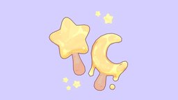 Star and Moon Ice Cream