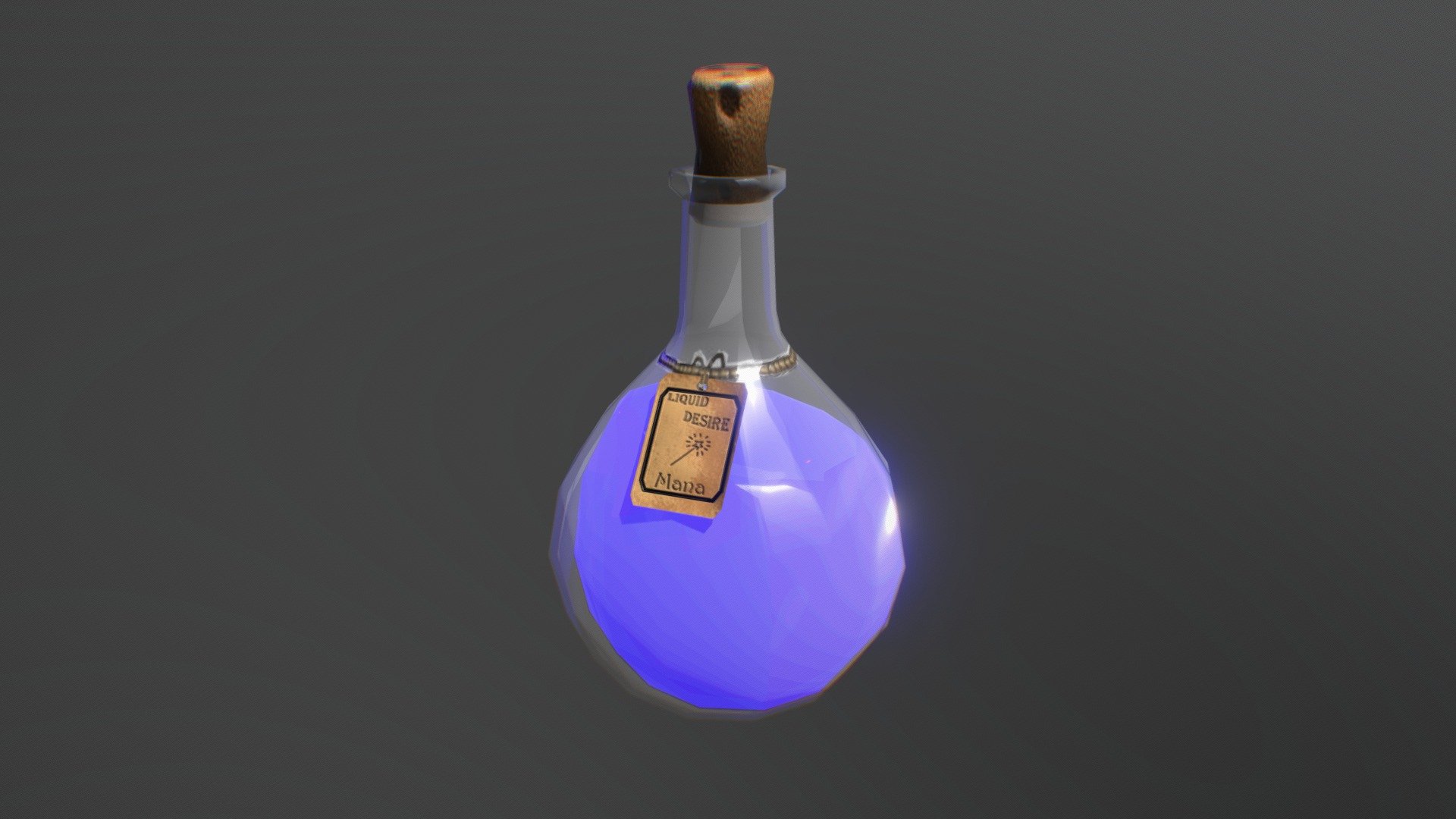 Potion Bottle 3d model