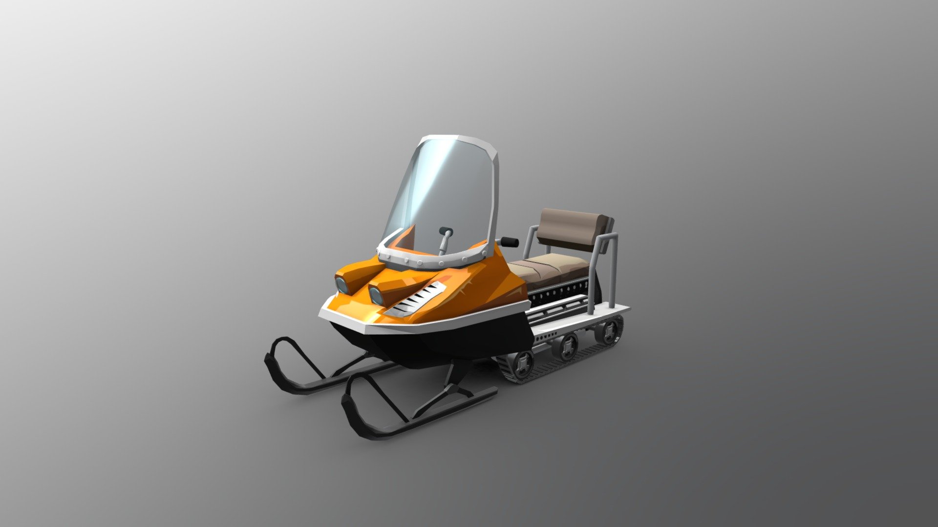 HCR2 Snowmobile 3d model