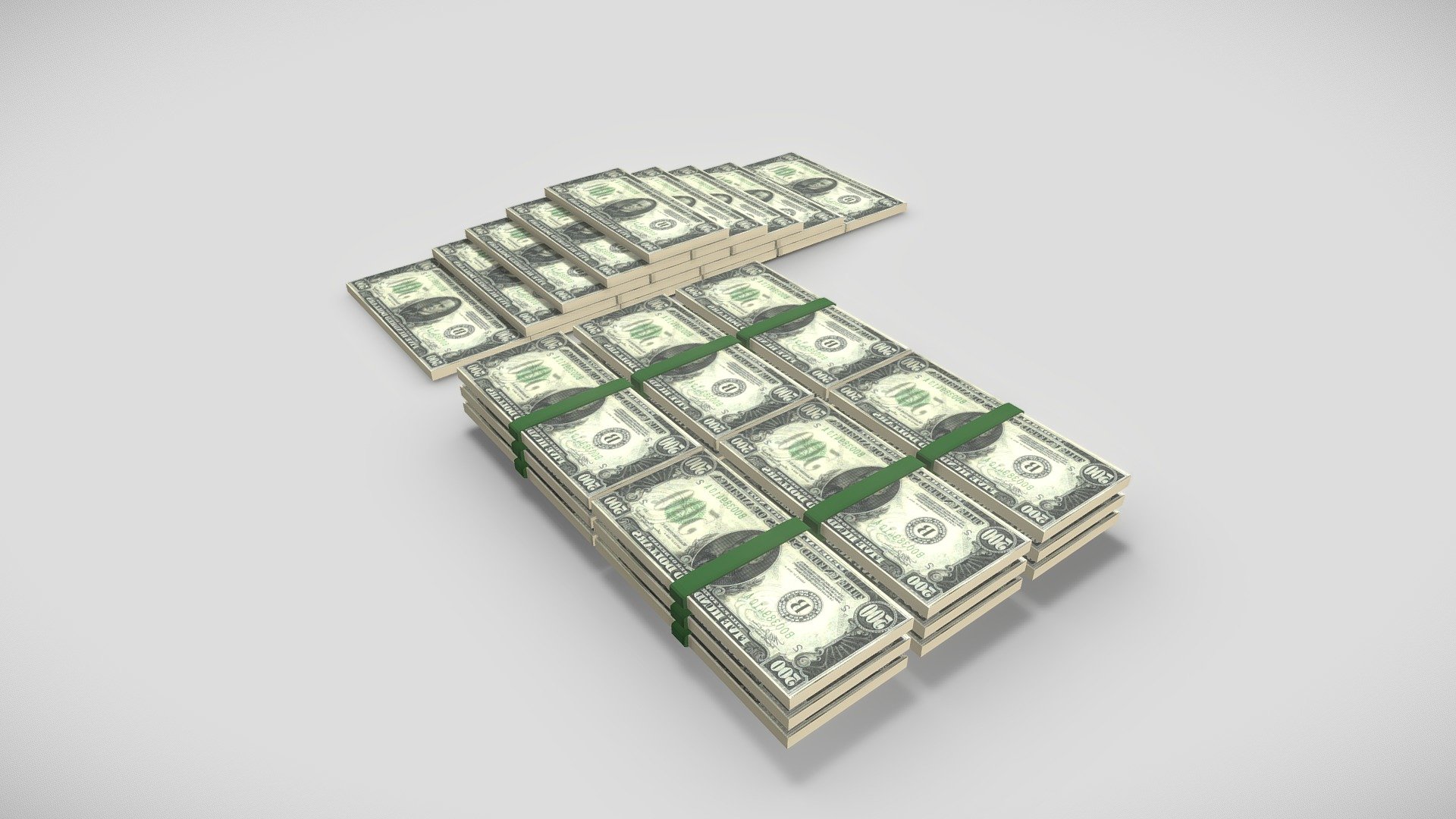 Dollars Money 3d model