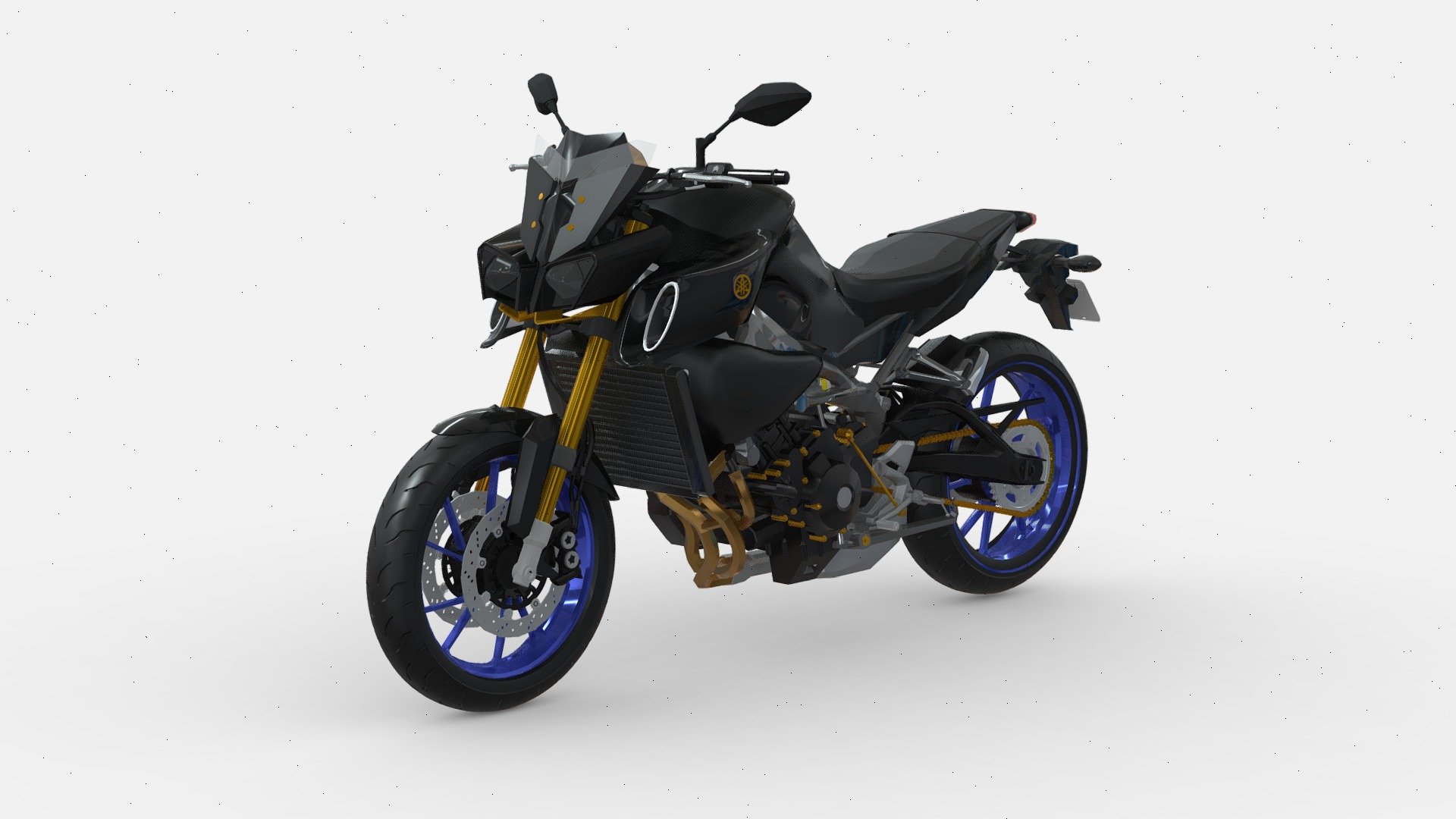 3D model YAMAHA MT 10 3d model