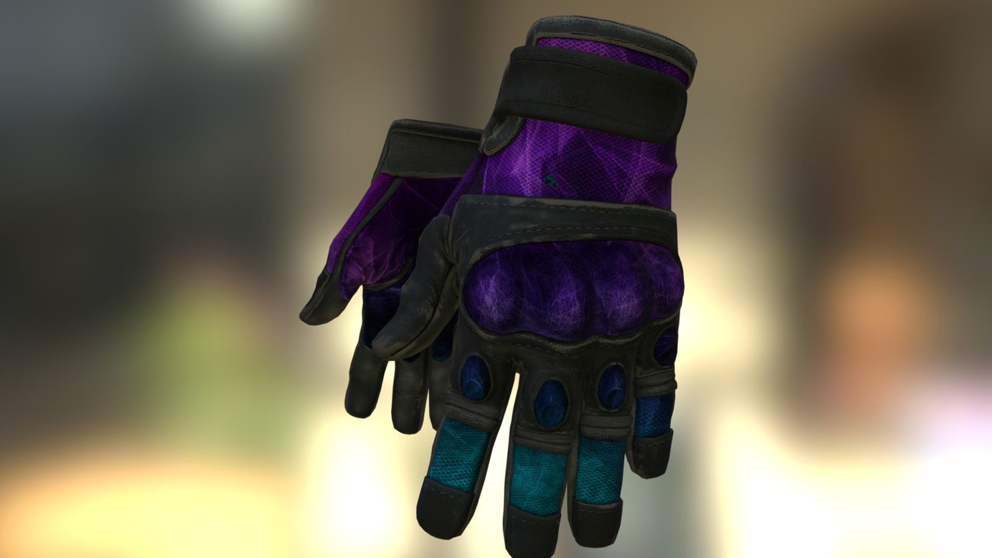 CT Gloves | Nebula Crystal 3d model