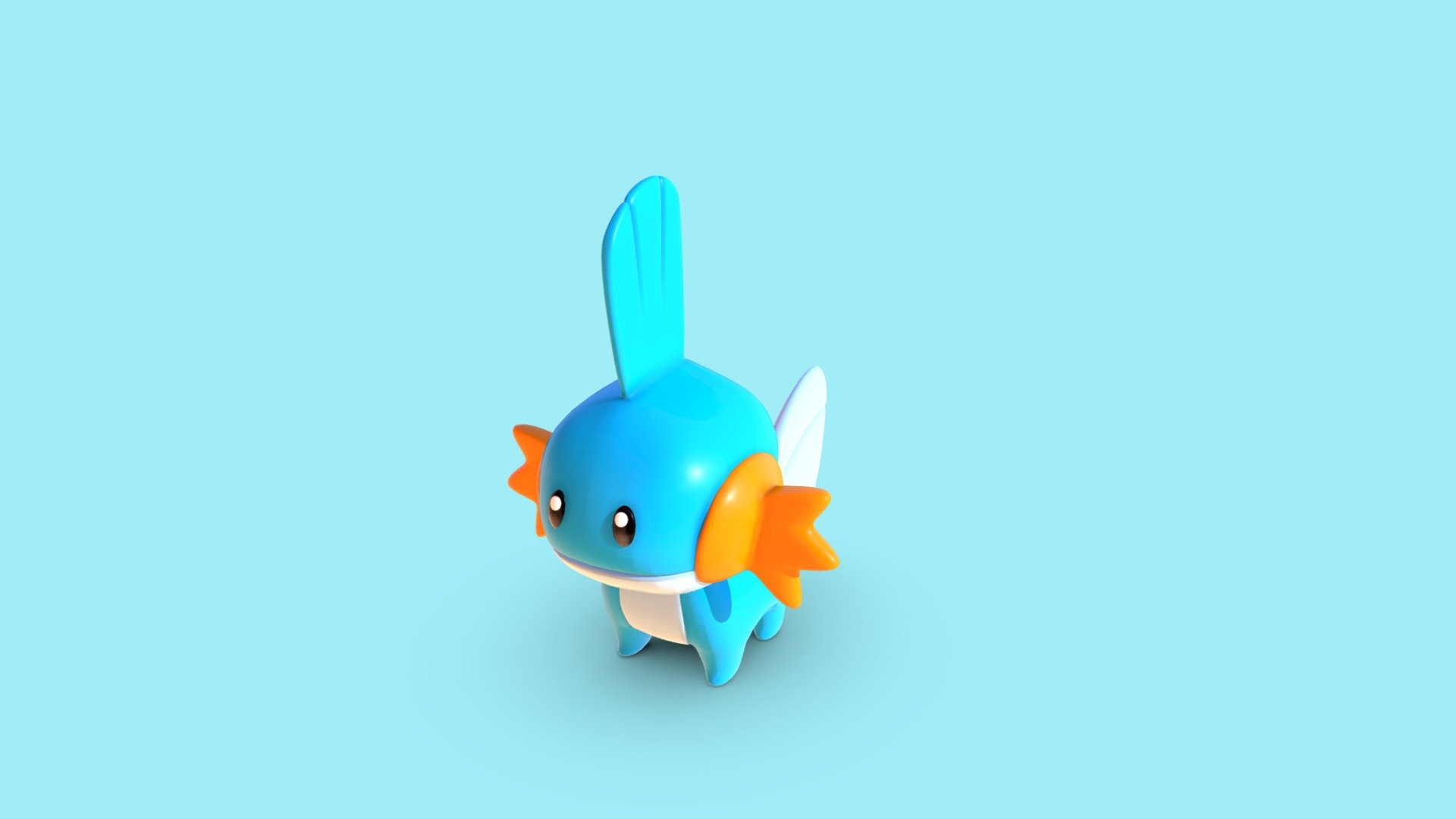 Mudkip Pokemon 3d model