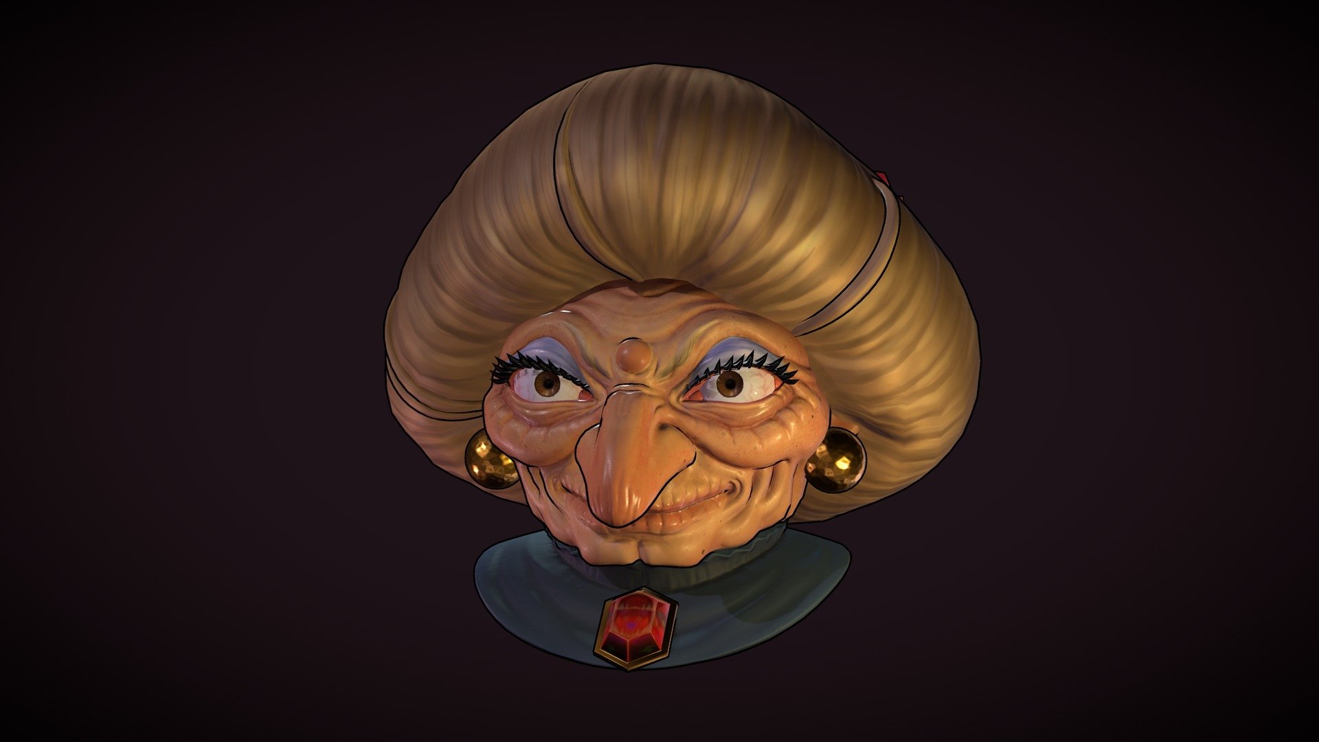 Yubaba from Spirited Away 3d model