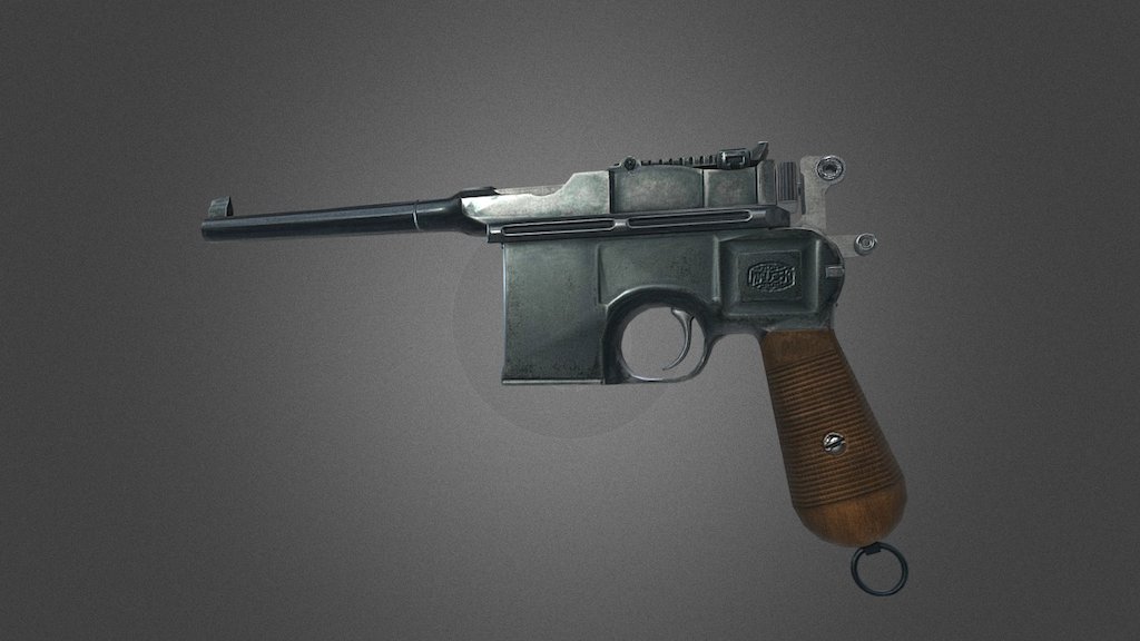 Mauser C96 3d model