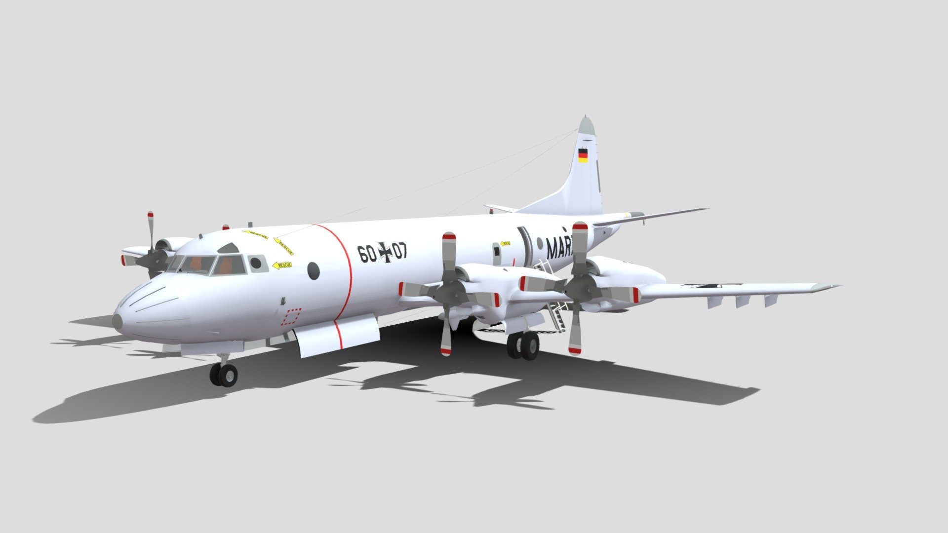 Lockheed P-3C 2 "Orion" 3d model