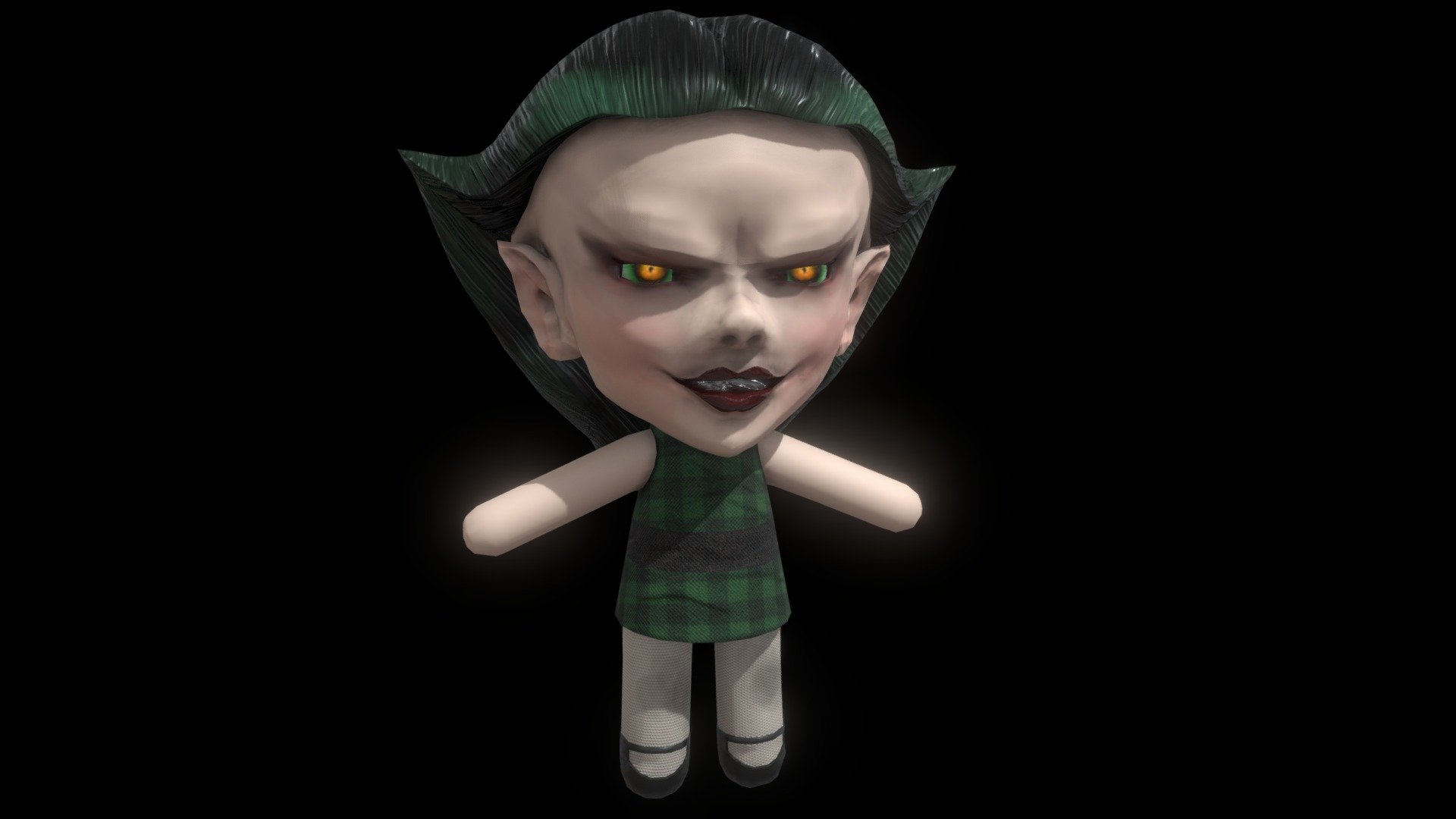 Buttercup Powerpuff 3d model