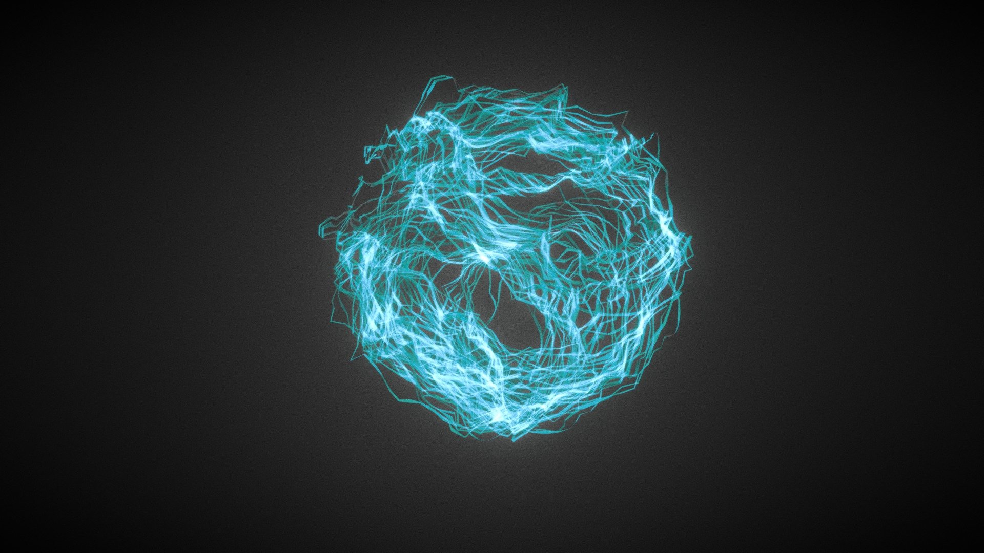 String Theory Energy Orb 3d model