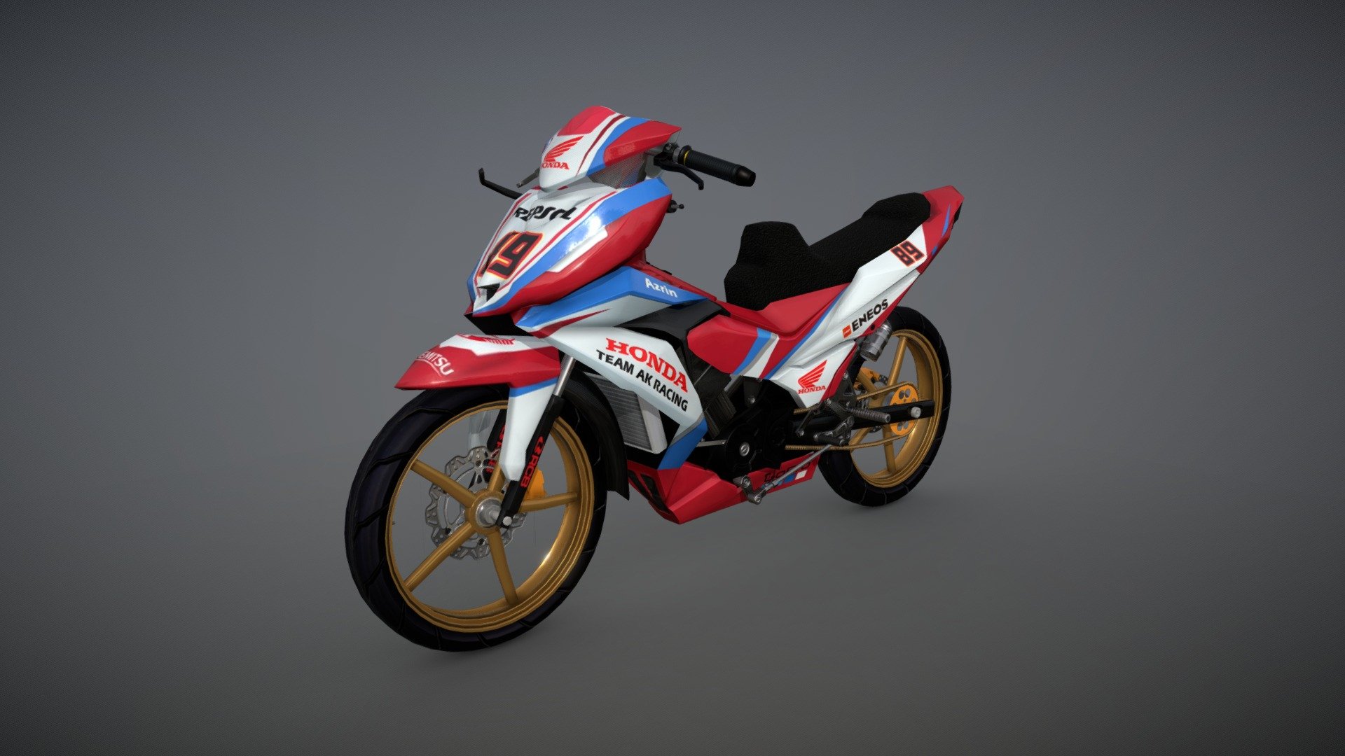 Honda RS150 3d model