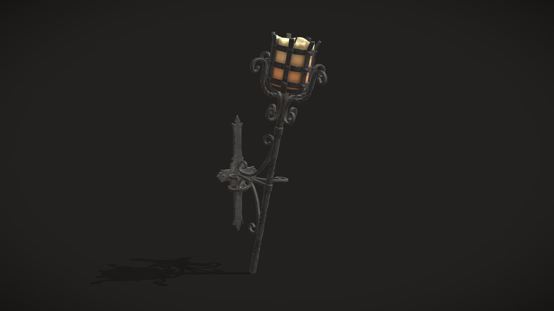 Torch Holder 3d model