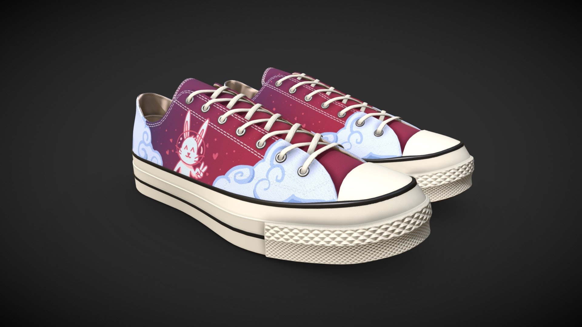 Space Shoes 3d model