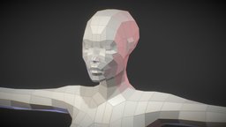 Low Poly Female Base Mesh