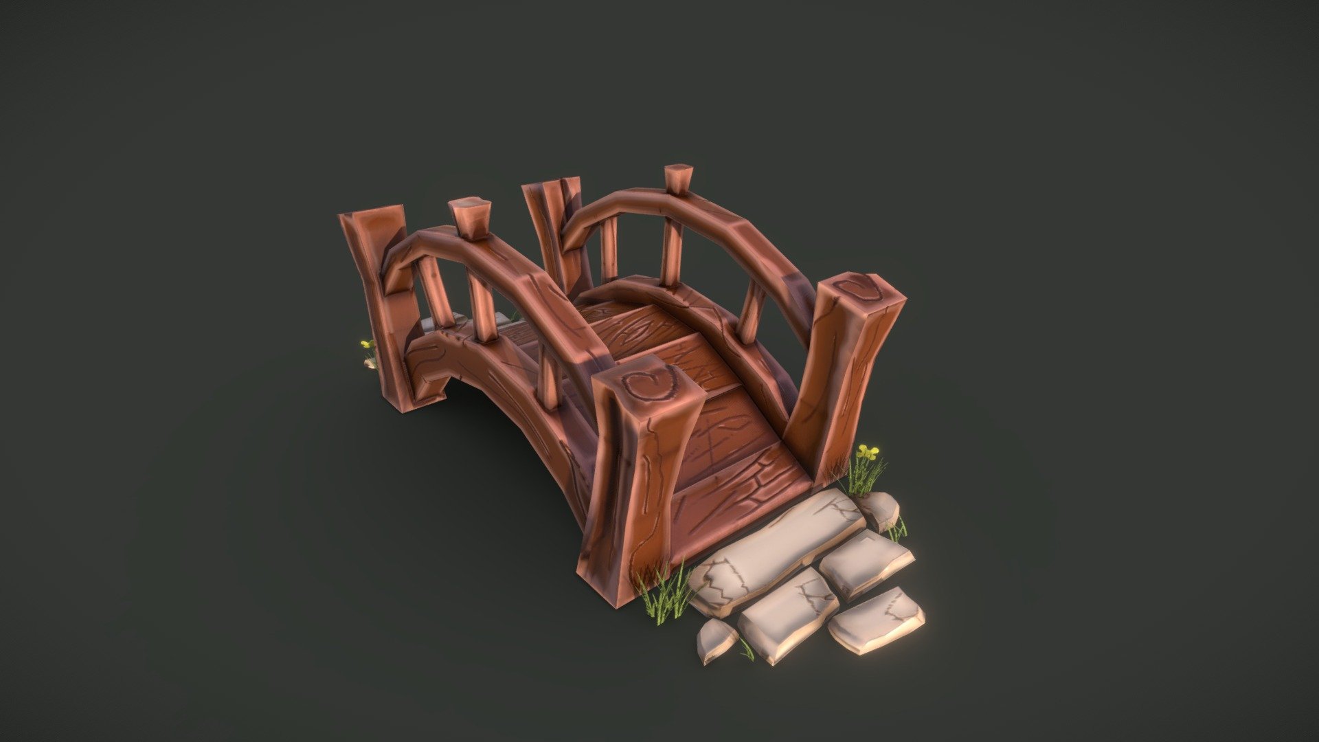 Chocolate bridge 3d model