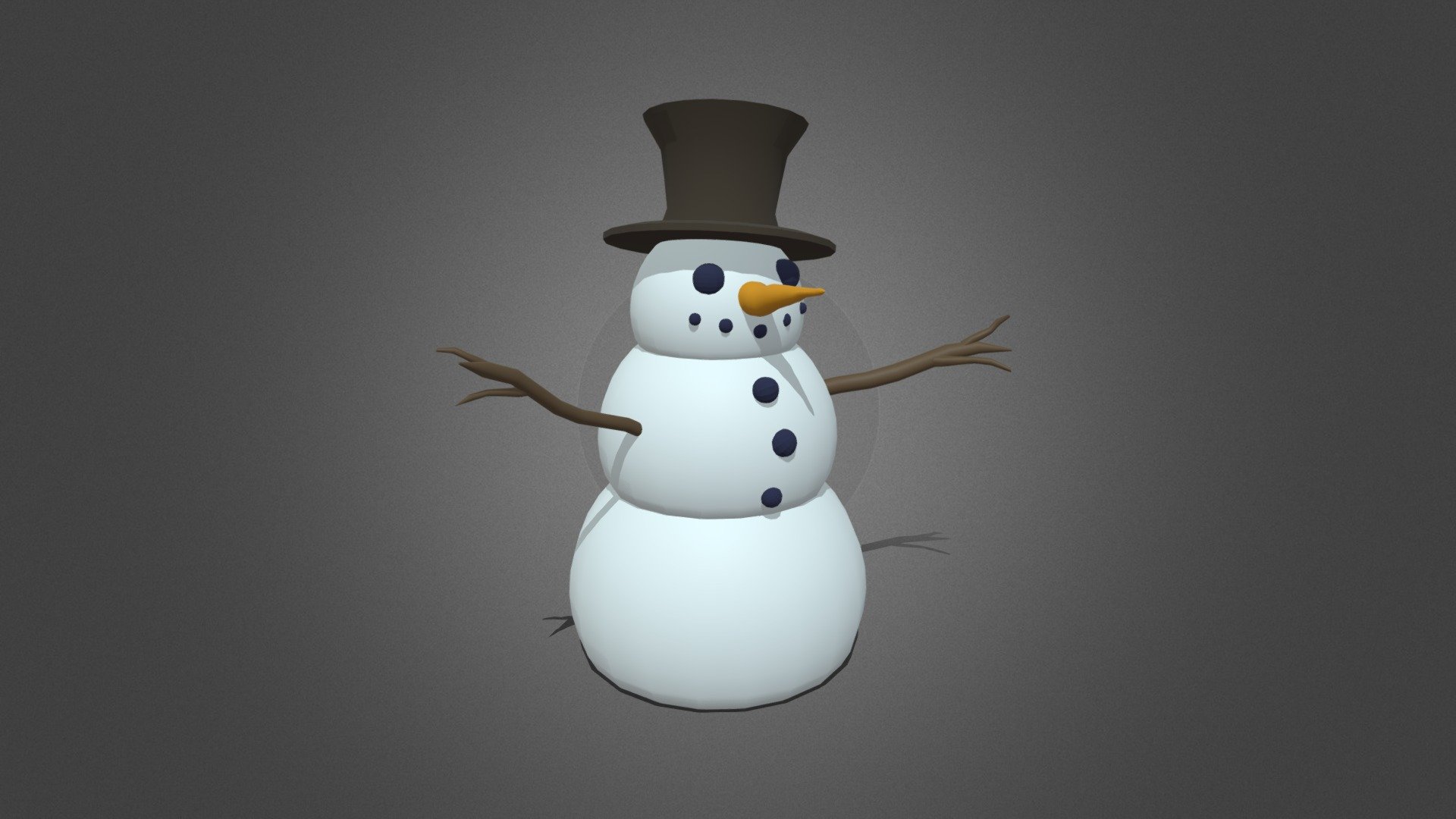 Snow Dude 3d model