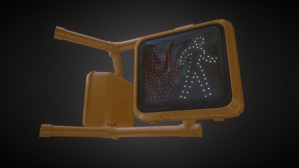 Traffic light 3d model