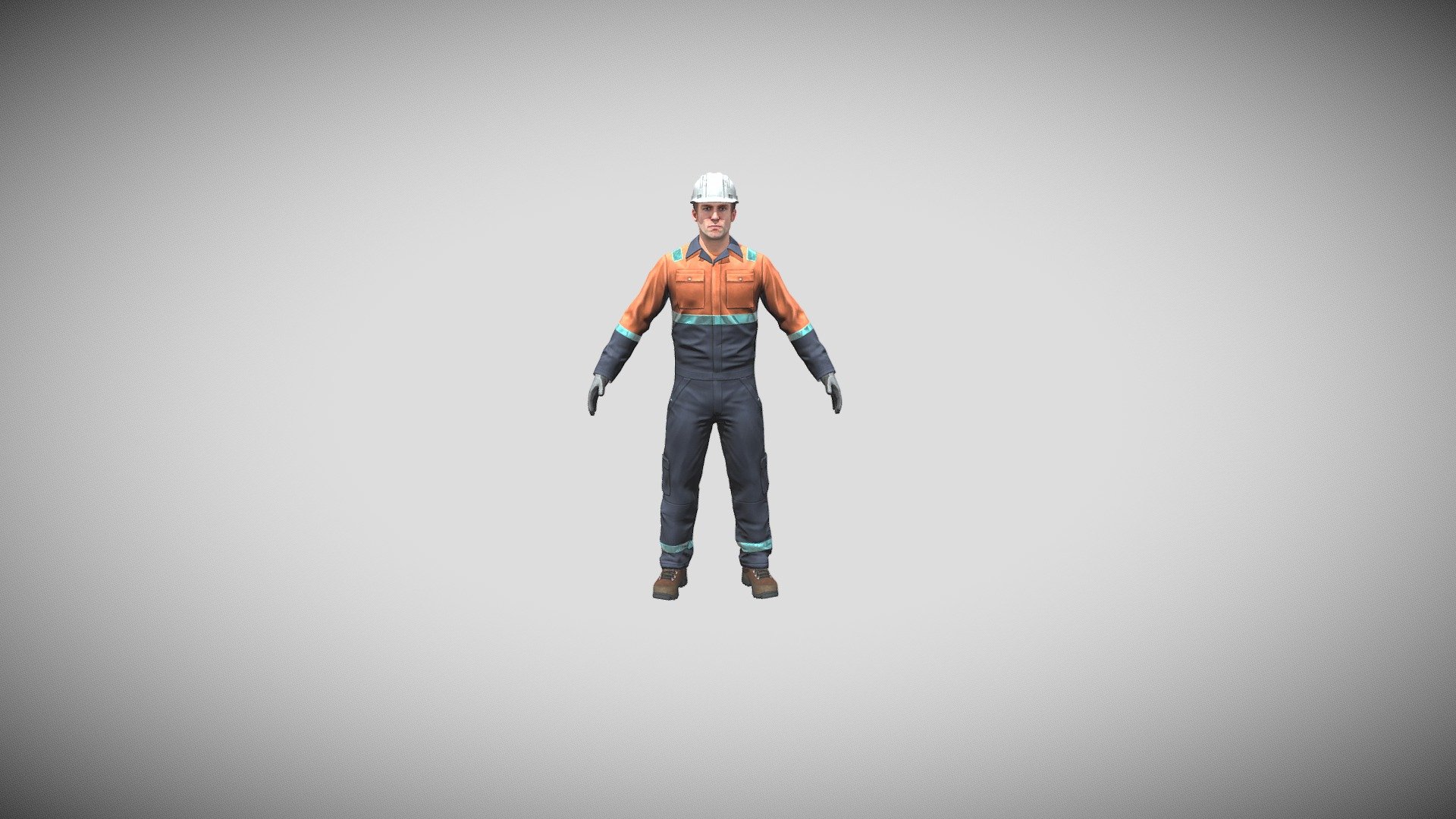 Worker APL 3d model