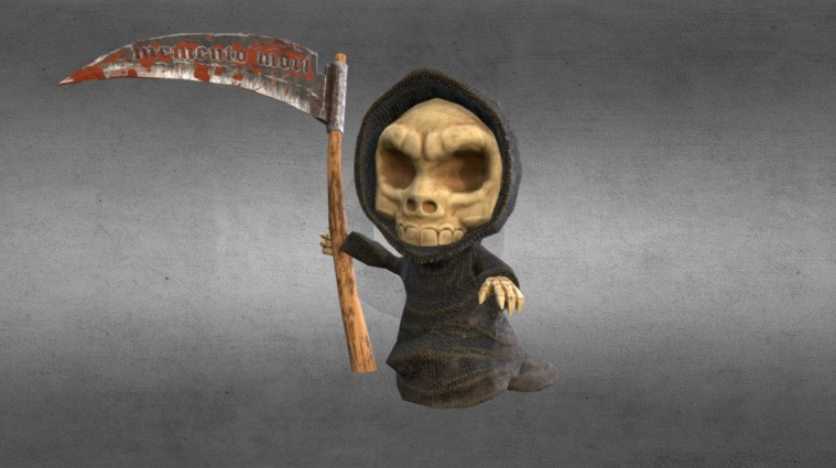 Chibi Soul Reaper 3d model