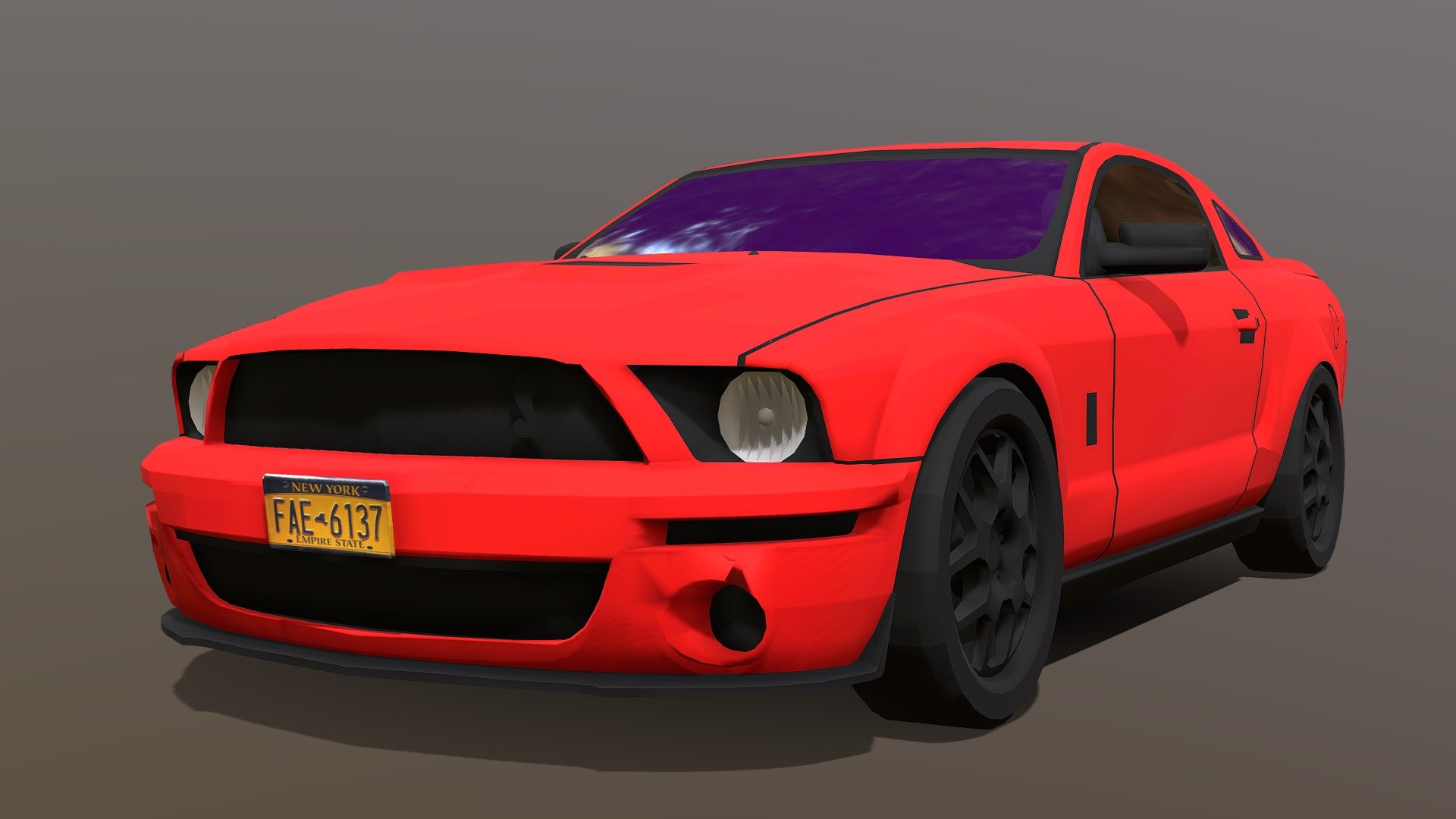 Ford Mustang GT500 3d model