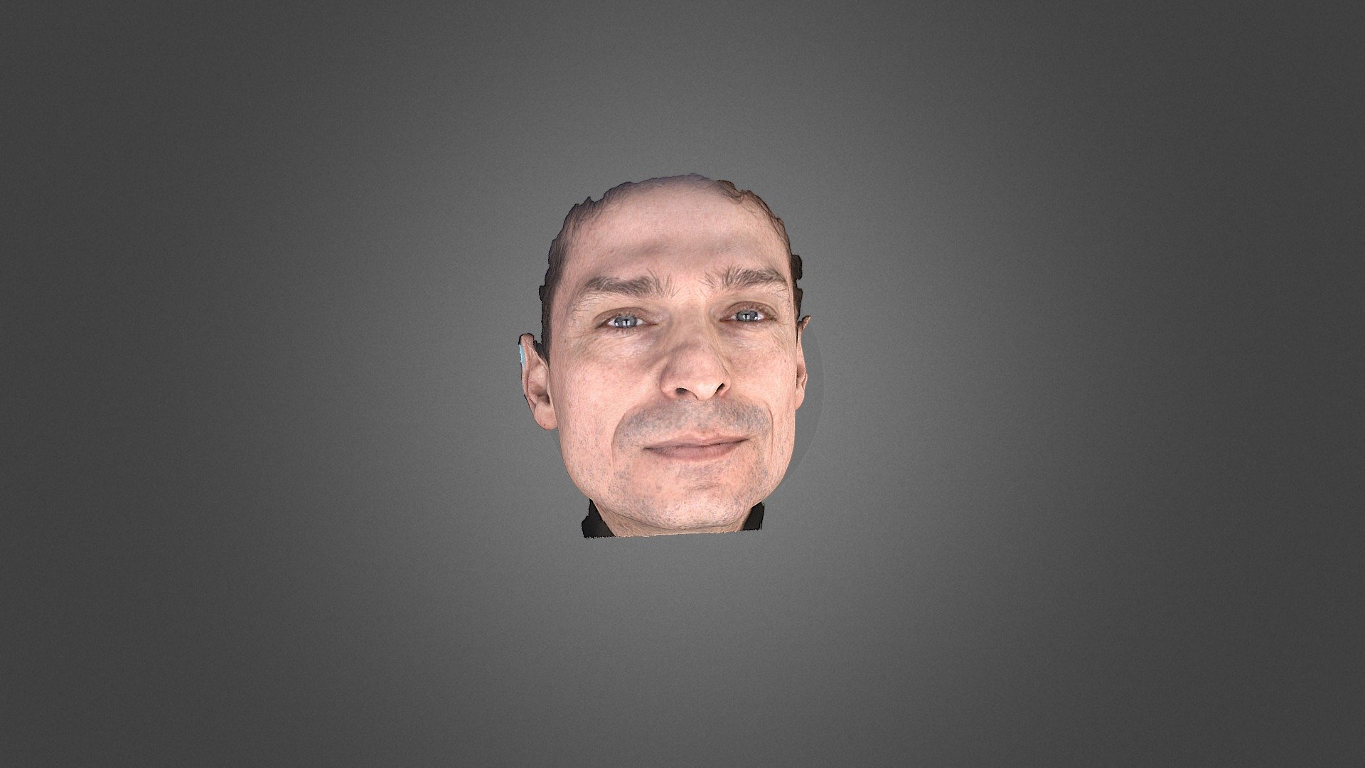 3D Face scanner Facense Model: Man 3d model