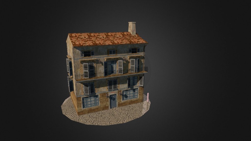 Italian Restaurant 3d model