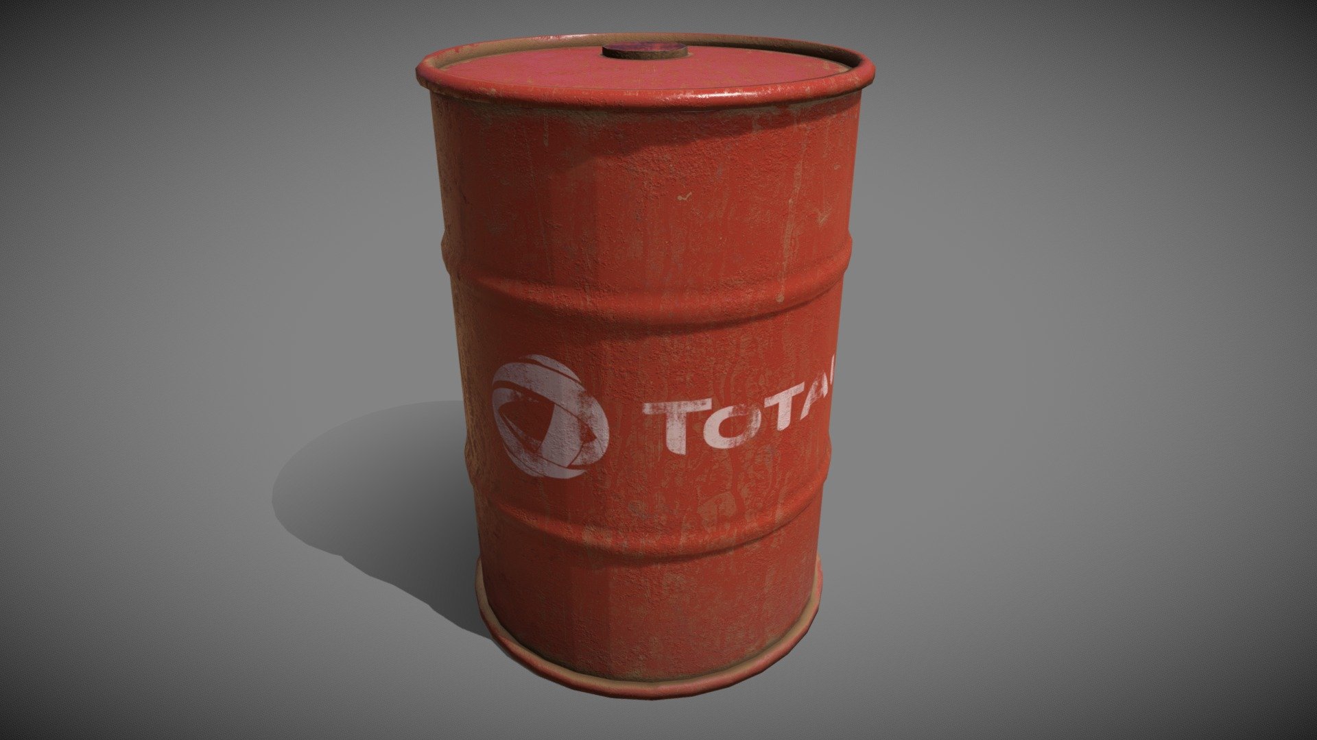 Fuel/Gas Barrel 3d model