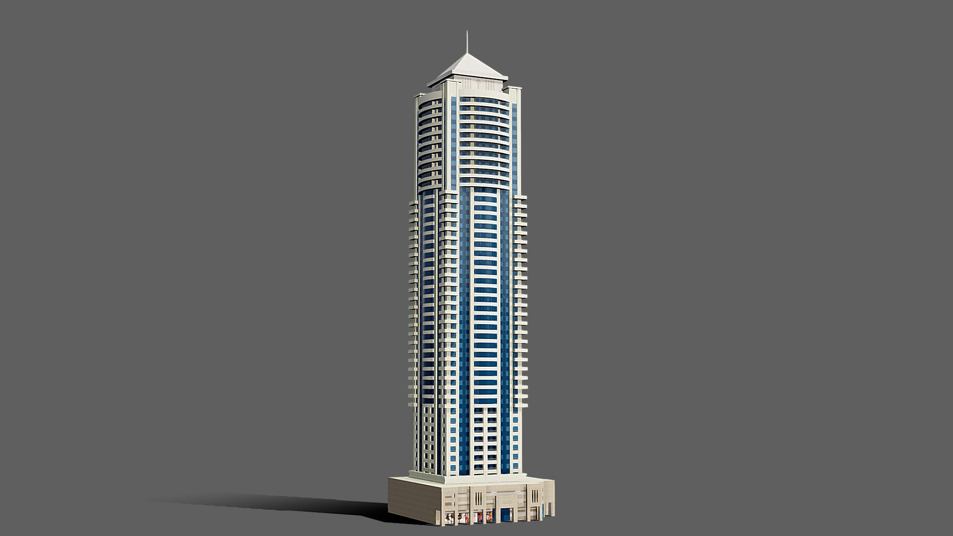 Al Seef Tower 3d model