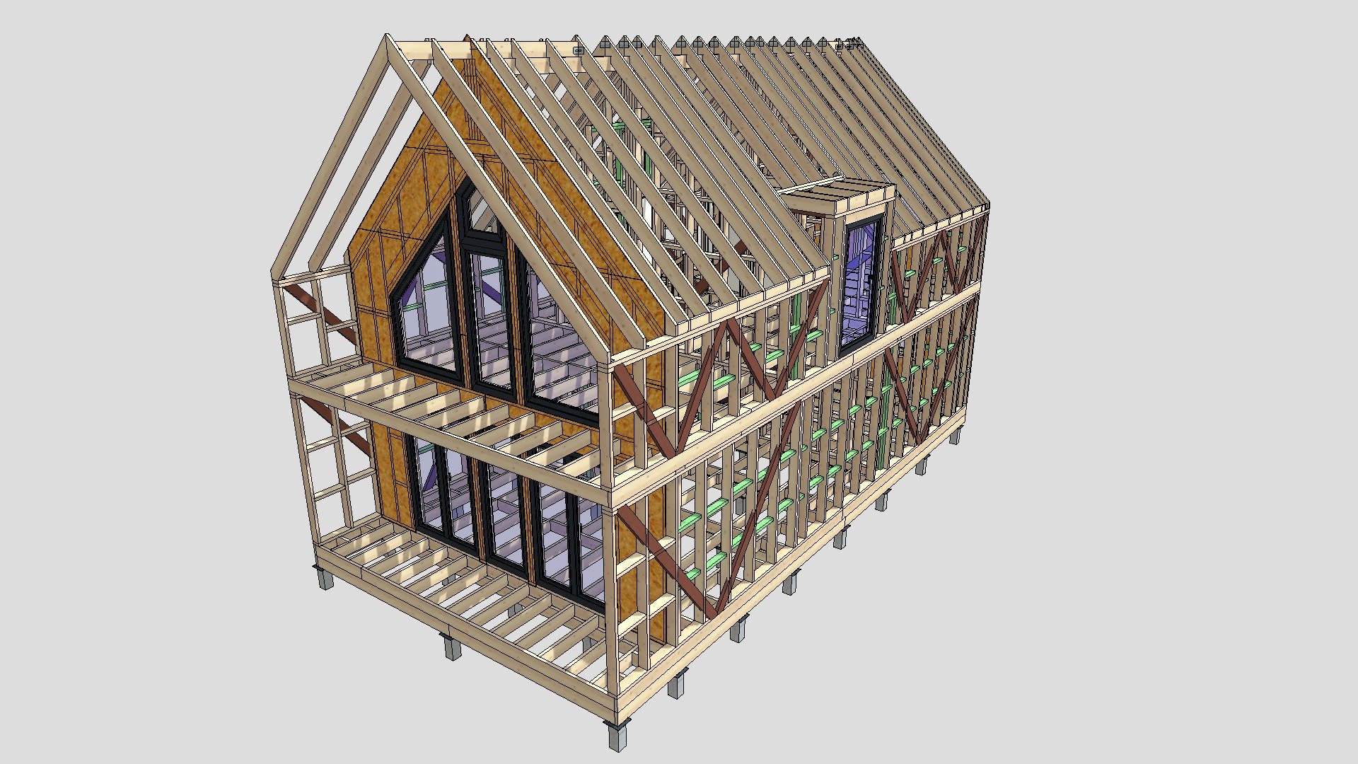 КД KORNI BARN 120222 3d model