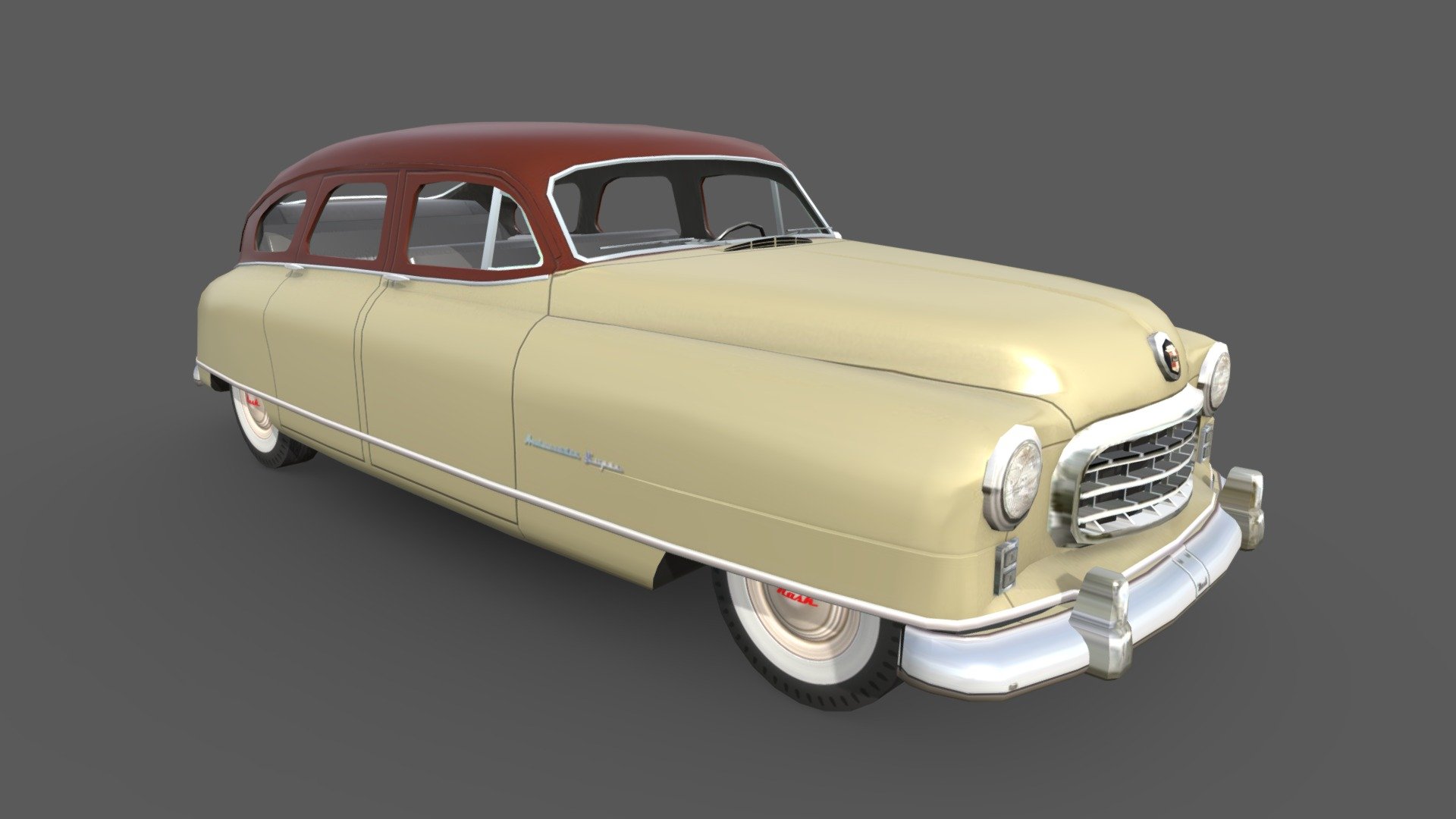 1950 Nash Ambassador 3d model