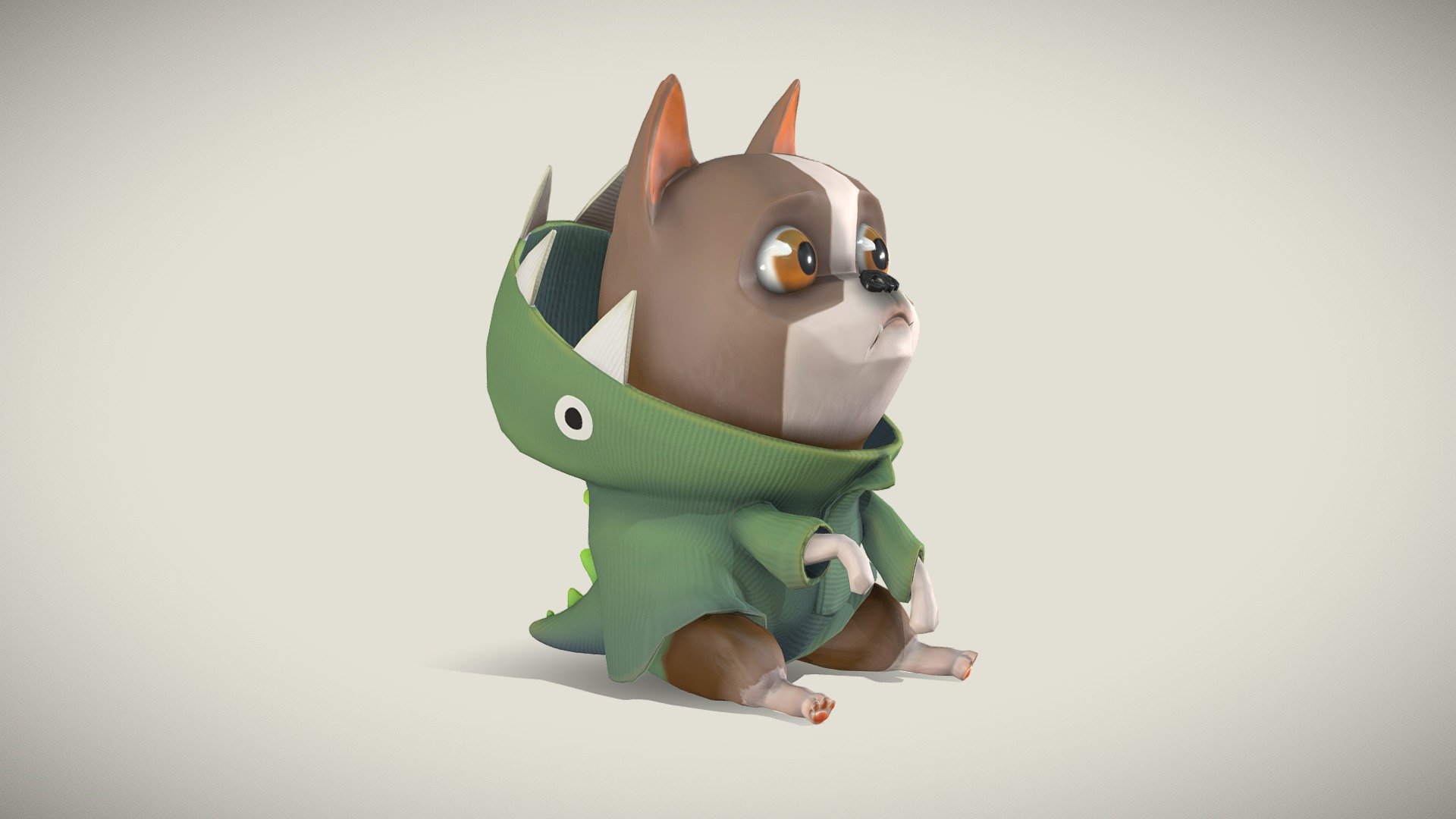 Cute Dog 3d model