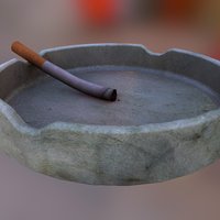 Ashtray with cig