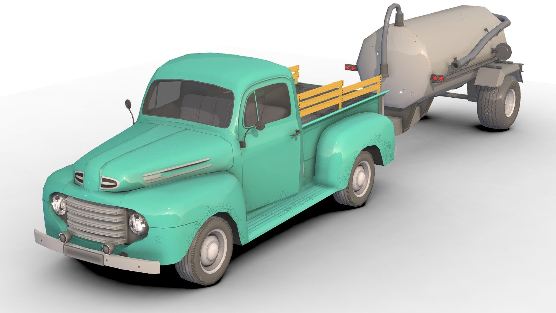 Farm Car 3d model