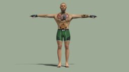 T-Pose Rigged Conor Mcgregor UFC