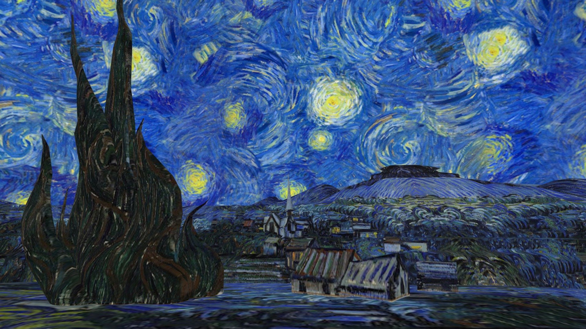 The Starry Night VR 3d model