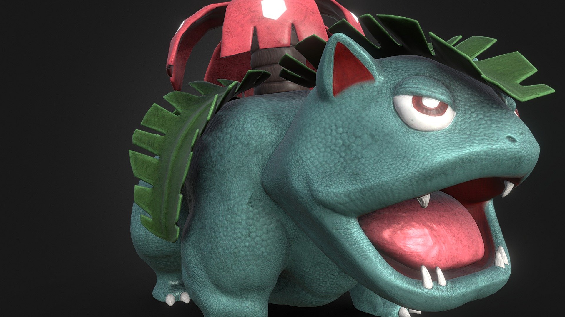 Venusaur Pokemon 3d model