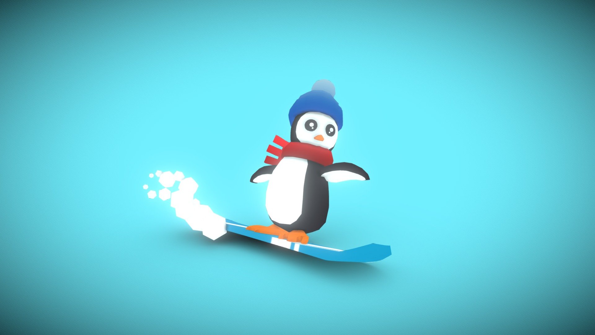 3December 2022 Day 16: Penguin 3d model