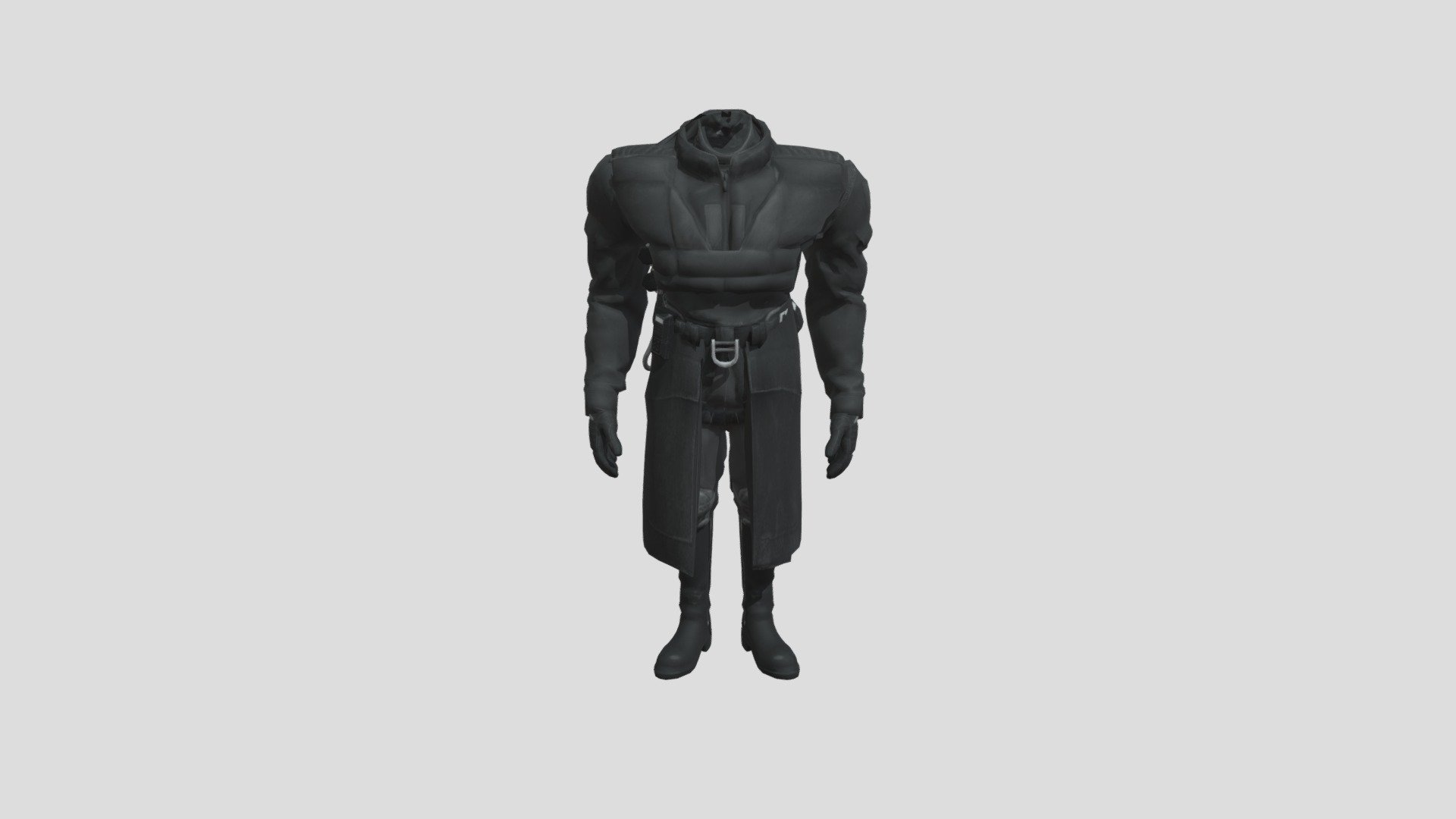 Upgraded Titan Tv Man Body 3d model