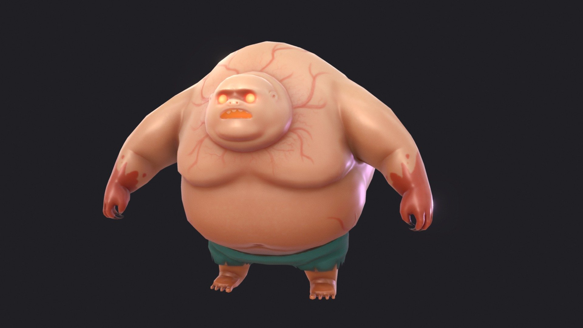 Fat Zom 3d model