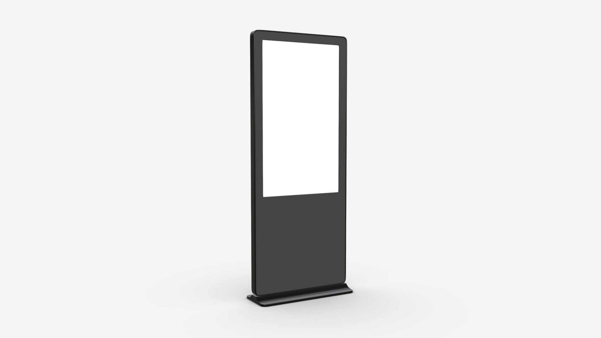 Advertising LCD display mockup 3d model