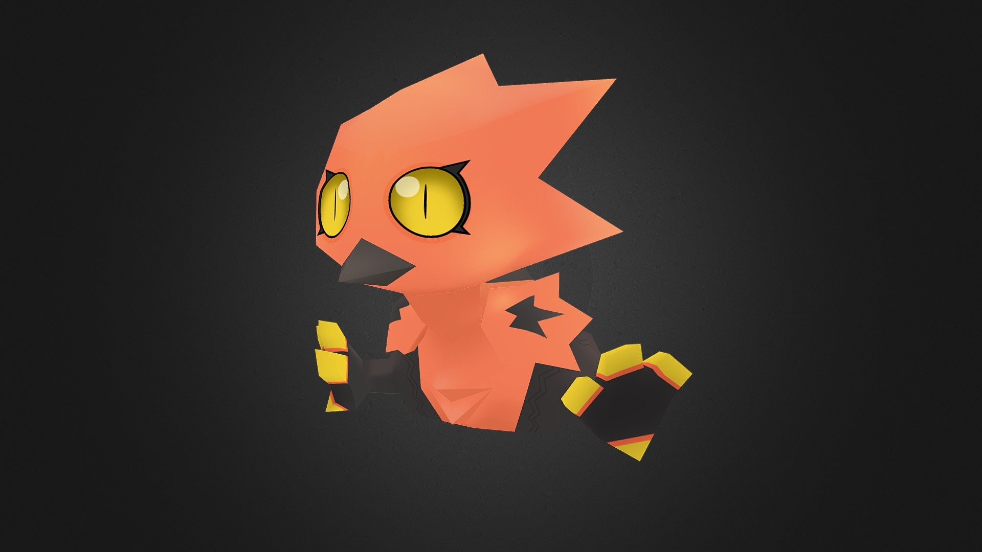 Chibi Zapdos 3d model