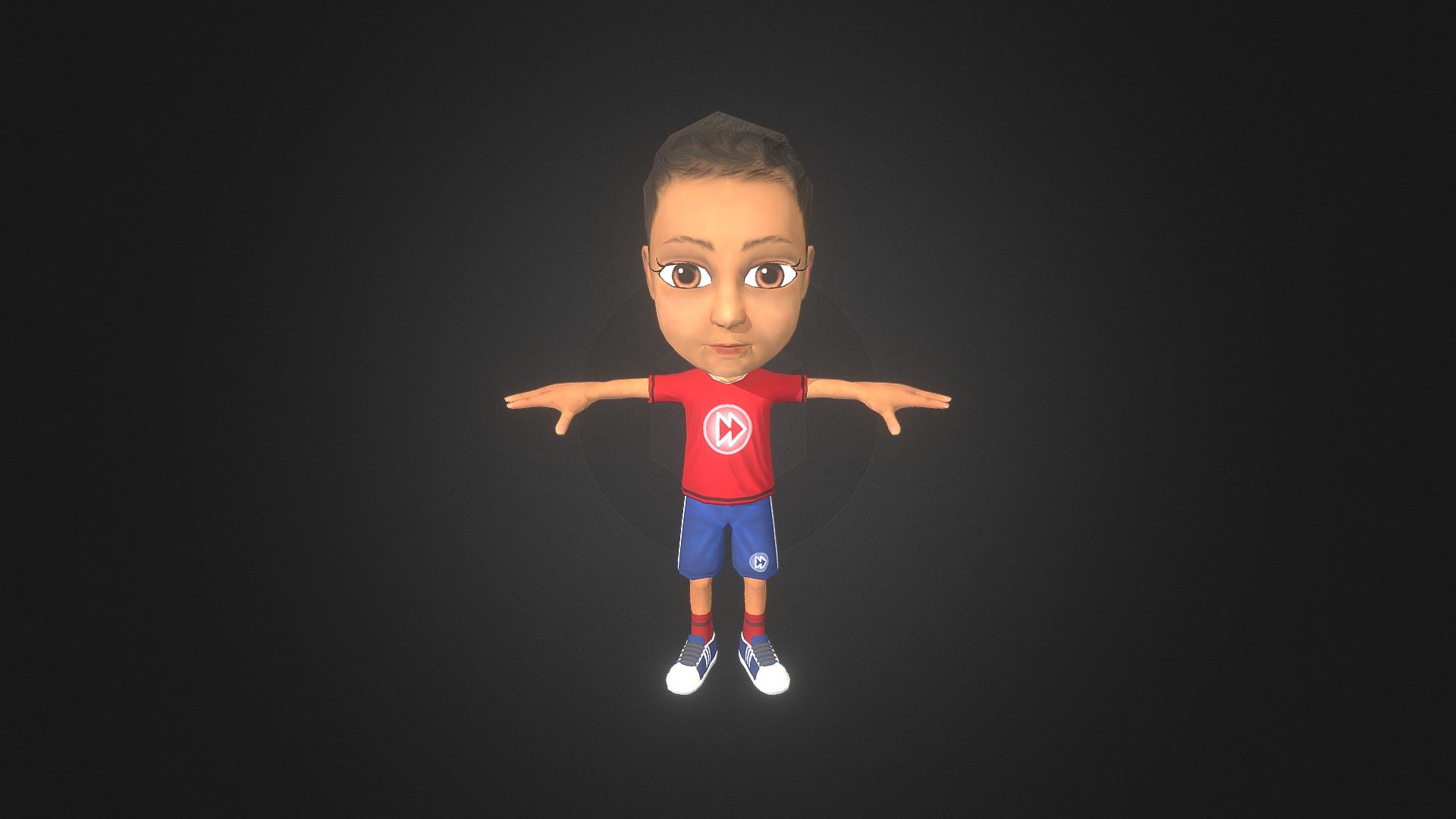 South Asian Boy 3d model