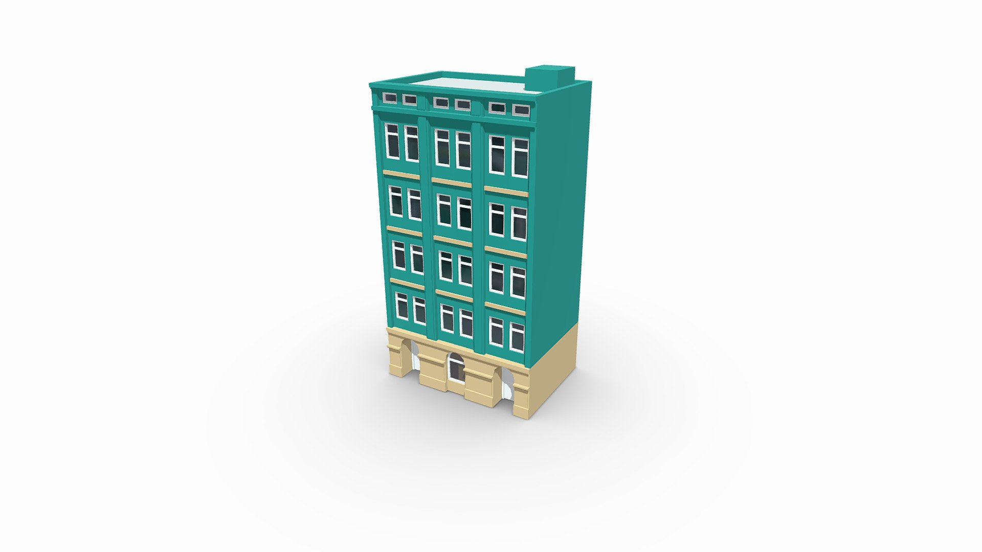 House Building (Low Poly) 3d model