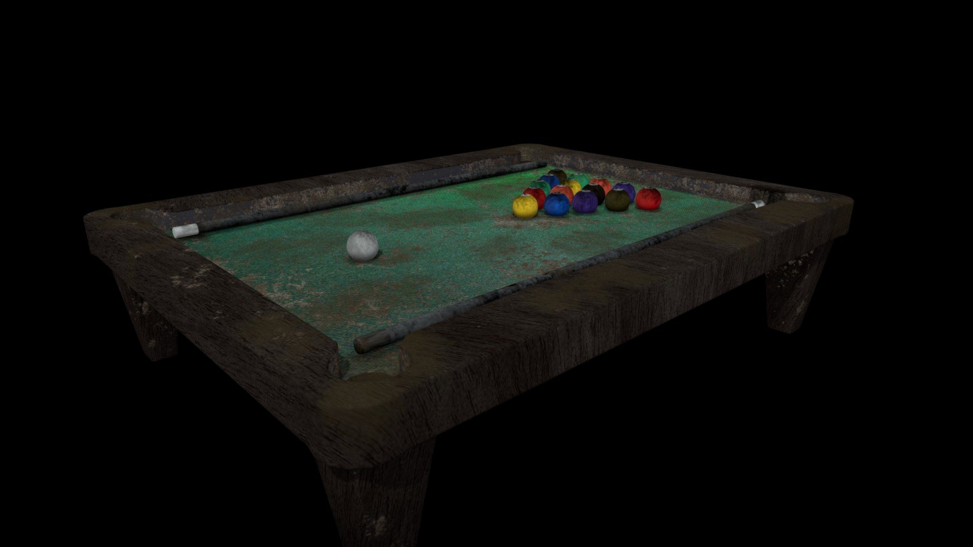 Mesa pool 3d model