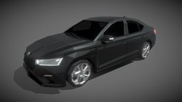 low-poly Škoda Octavia RS 2020