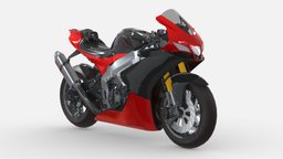 model 3d Aprilia RSV4