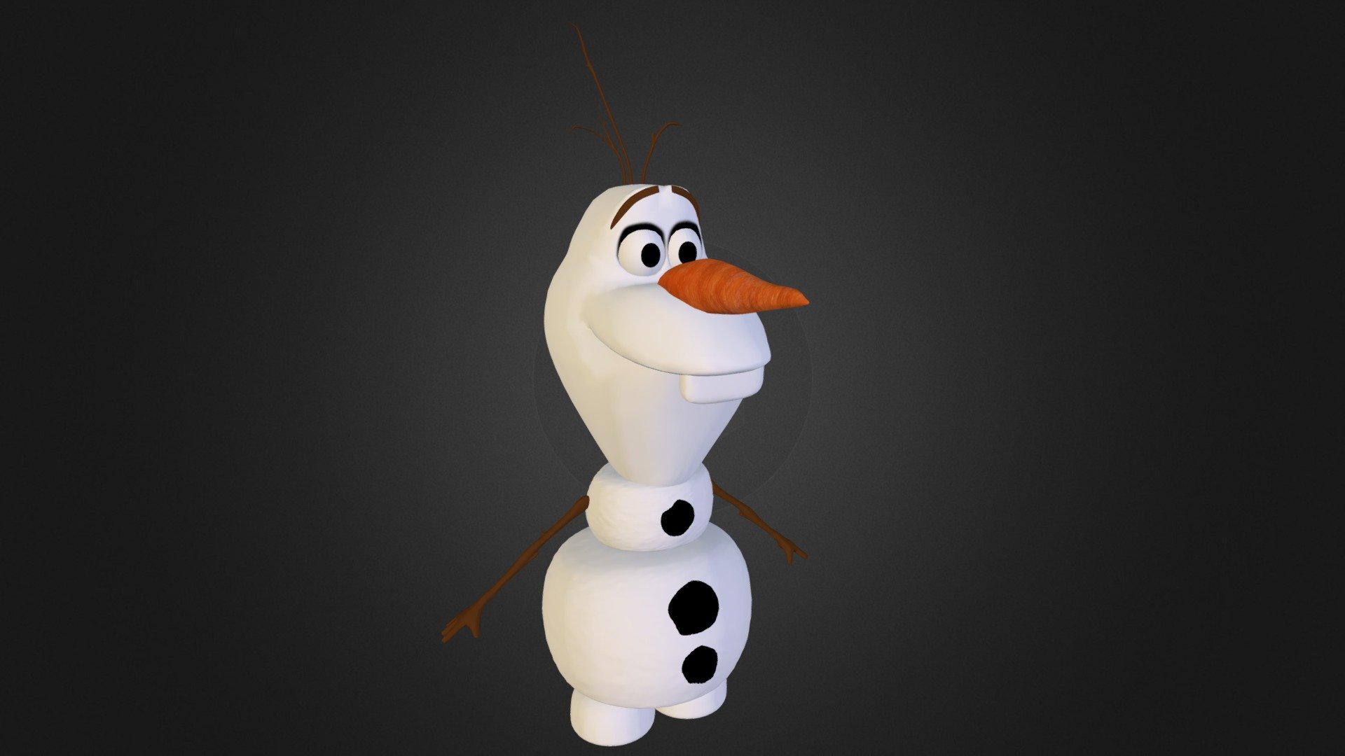 Olaf 3D Sketchfab 3d model