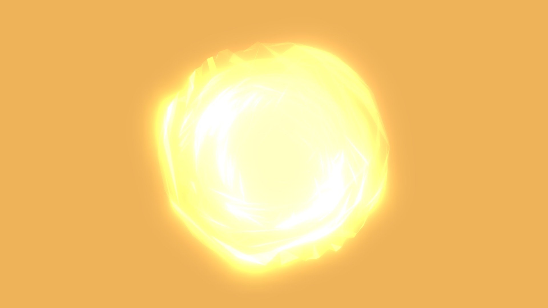 Flaming orb 3d model