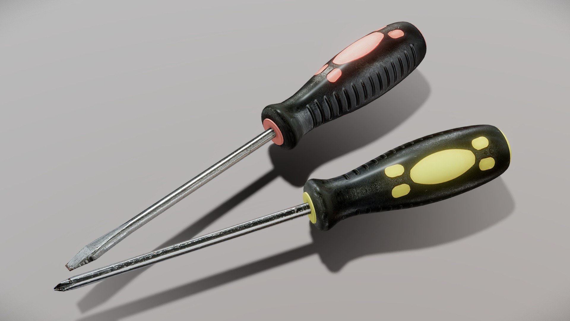 Screwdrivers 3d model