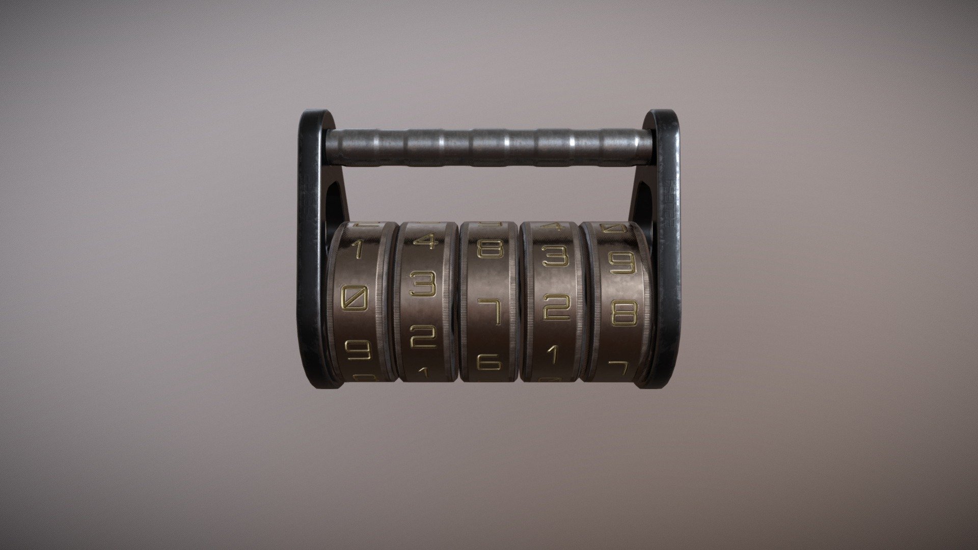 Numbers Lock WIP 3d model